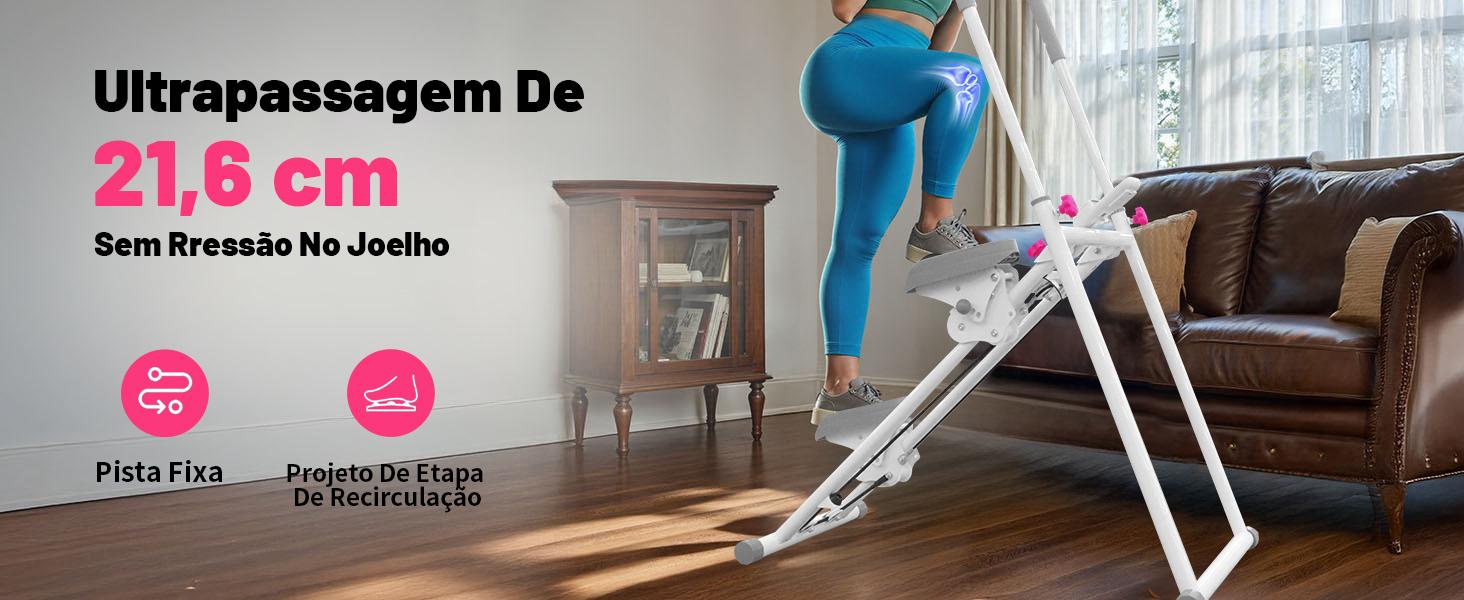 Ultrapassagem de 21,6 cm sem pressão no joelho